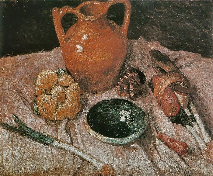 Paula Modersohn-Becker Still life with yellow jug China oil painting art